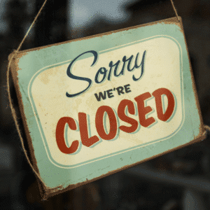 Closed Sign